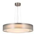 "Moderne Hanglamp met Aluminium en Opale Glas - Minimalistisch Ontwerp"