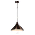 "Industrieel Hanglamp Met Metalen Schaduw en E27 Fitting"